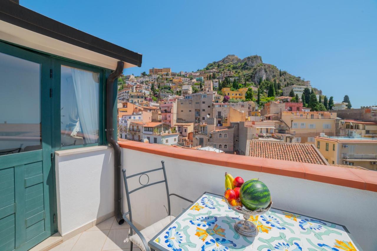 Ottaviano Suite - Elegante Attico Vista Mare Taormina Dış mekan fotoğraf