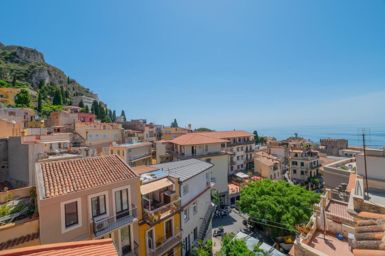 Ottaviano Suite - Elegante Attico Vista Mare Taormina Dış mekan fotoğraf